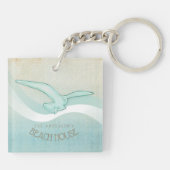 Bloemkast Aqua Blue ID623 Sleutelhanger (Achterkant)