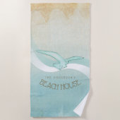 Bloemkast Aqua Blue ID623 Strandlaken (Voorkant)