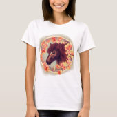 Bloemkastanjepaarden T-Shirt (Voorkant)