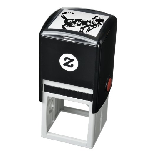 Bloemkat blauw-melkkatten  zelfinktende stempel (Product)