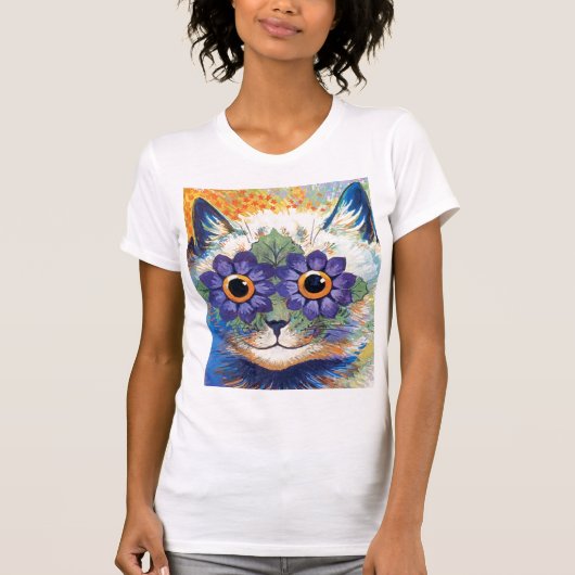 Bloemkat T-shirt (Voorkant)