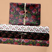 Bloemkegelbloemen en vlinders Decoupage Gift Inpakpapier Vel