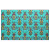 bloemkever turquoise stof (Yard (91,4 cm))