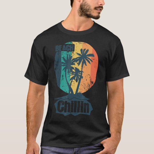 Bloemkilline aan het strand t-shirt (Voorkant)