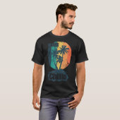 Bloemkilline aan het strand t-shirt (Voorkant volledig)