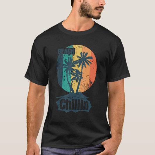 Bloemkilline aan het strand t-shirt (Voorkant)