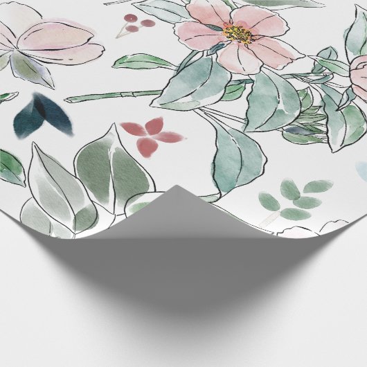 Bloemkleurig inpakpapier (Hoek)