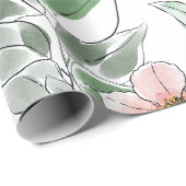 Bloemkleurig inpakpapier (Rol Hoek)