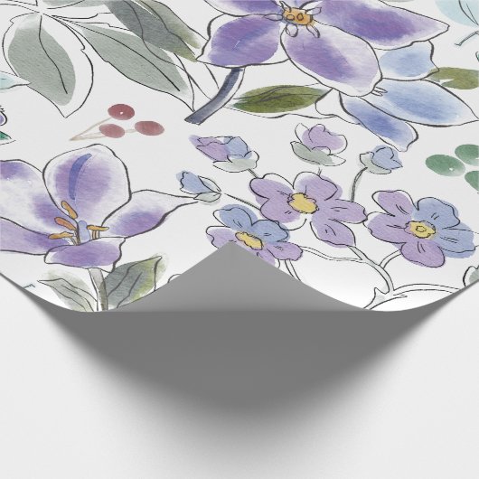 Bloemkleurig inpakpapier (Hoek)