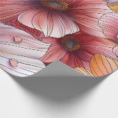 bloemkleurig potlood cadeaupapier (Hoek)