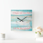 Bloemklok, doornmeisje, Big Kahuna Vierkante Klok (Huis)