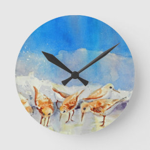 Bloemklok, Sandpipers, zanderlings Ronde Klok