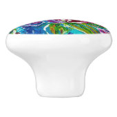 bloemknop keramische knop (Zijkant)