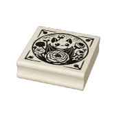 bloemknuppel rubberstempel (Stempel)