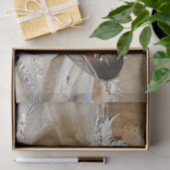 Bloemkoehoeddecoupage Tissuepapier (Geschenk)