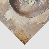 Bloemkoeienmeisjeshutdecoupage Tissuepapier (Detail)
