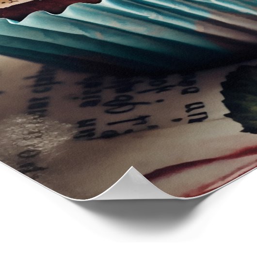 Bloemkoeken Poster (Hoek)