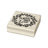 bloemkolen groen blad plastic vrij rubberstempel (Stempel)