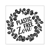 bloemkolen groen blad plastic vrij rubberstempel (Afrduk)