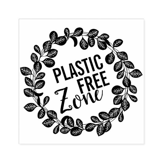 bloemkolen groen blad plastic vrij rubberstempel (Afrduk)