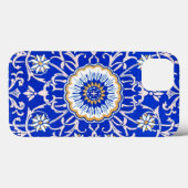  bloemkolen tegen Cornflower Blue Case-Mate iPhone Case (Achterkant (horizontaal))