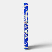  bloemkolen tegen Cornflower Blue Case-Mate iPhone Case (Achterkant / Links)