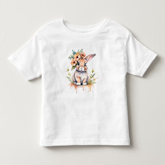 bloemkonijn kinder shirts (Voorkant)