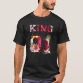 Bloemkoning en koningin Couple 01 T-shirt (Voorkant)