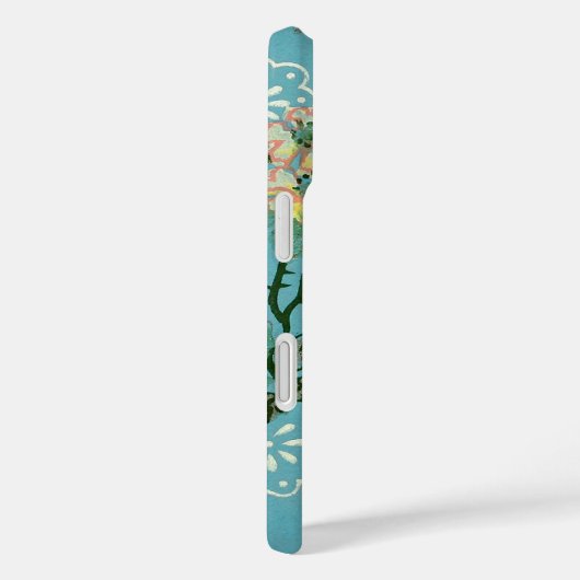 bloemkool Blauwgroen flessenpatroon Case-Mate iPhone Case (Achterkant / Rechts)