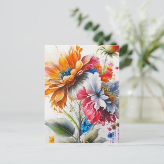 Bloemkool Briefkaart (Staand voorkant)