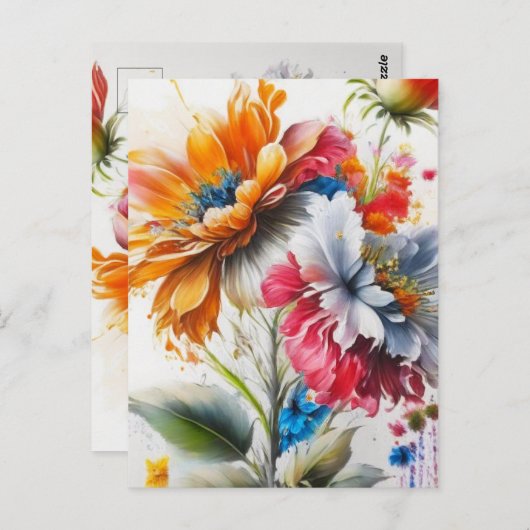 Bloemkool Briefkaart (Voorkant / Achterkant)