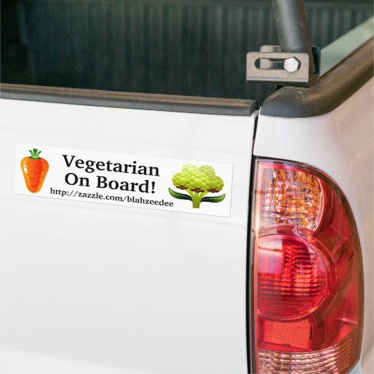Bloemkool Bumpersticker (Op Truck)
