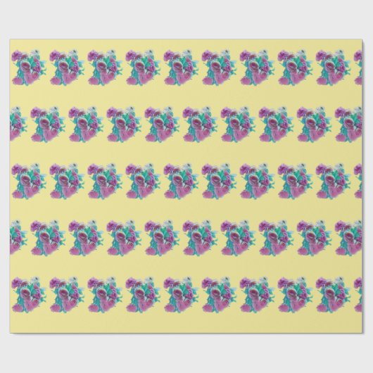 bloemkool cadeaupapier (Vlak)