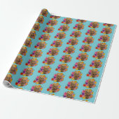 Bloemkool Cadeaupapier (Uitgerold)