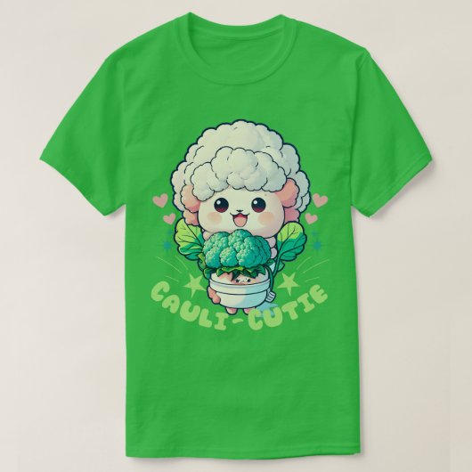 Bloemkool cutie t-shirt (Design voorkant)
