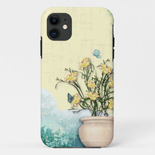  bloemkool en vlinder iPhone 11 hoesje
