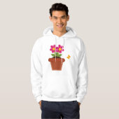 Bloemkool en vlinderbloemhoodie hoodie (Voorkant volledig)