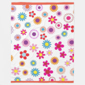 bloemkool fleece deken (Voorkant)