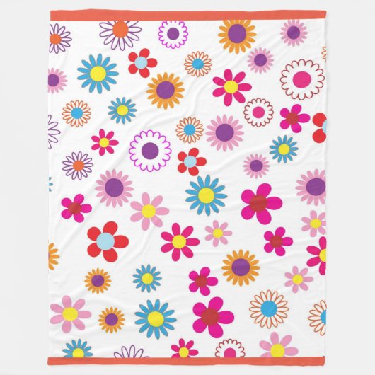 bloemkool fleece deken (Voorkant)