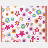 bloemkool fleece deken (Voorkant (Horizontaal))