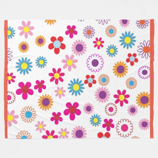 bloemkool fleece deken (Voorkant (Horizontaal))