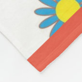 bloemkool fleece deken (Hoek)