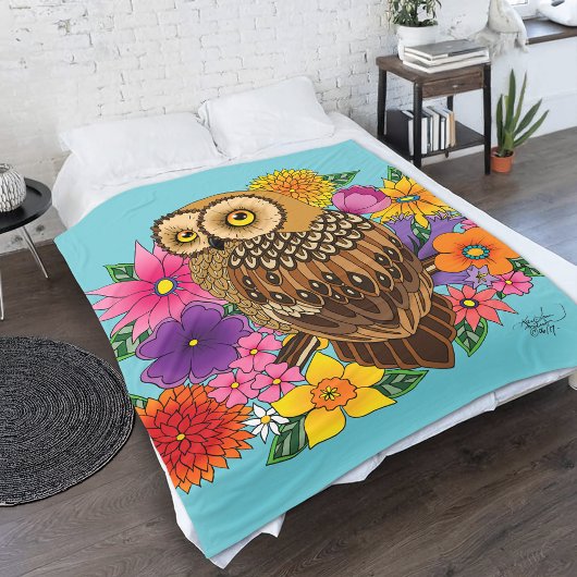 Bloemkool Fleece Deken