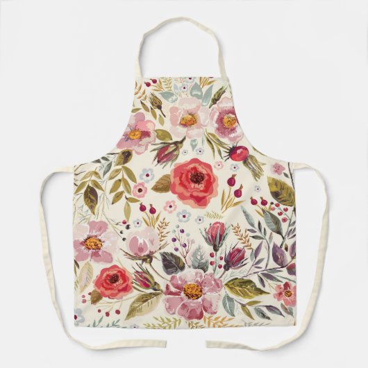 bloemkool flessenbakker schort (Voorkant)