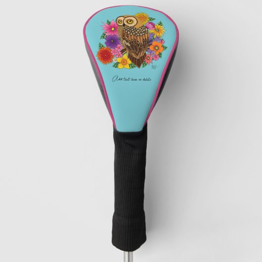 Bloemkool Golfheadcover (Voorkant)