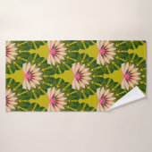 bloemkool met gestileerde lotusschalen in speld badhanddoek (Badhanddoek)
