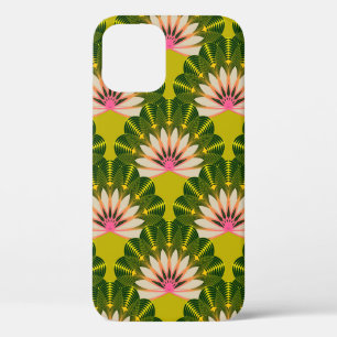 bloemkool met gestileerde lotusschalen in speld Case-Mate iPhone case