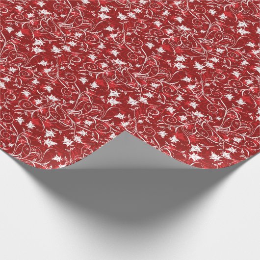  bloemkool, rood en wit cadeaupapier (Hoek)