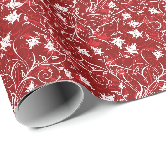  bloemkool, rood en wit cadeaupapier (Rol Hoek)