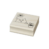 bloemkool rubberstempel (Stempel)